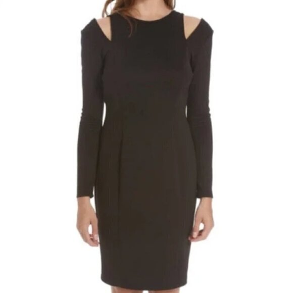 ALEXIA Admor Cutout Shoulder Shift Dress - B39 - Picture 1 of 7